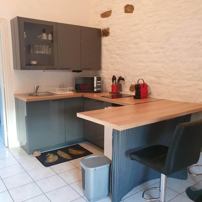 Studio Nid Cosy Avec Piscine Bonnemain Kültér fotó