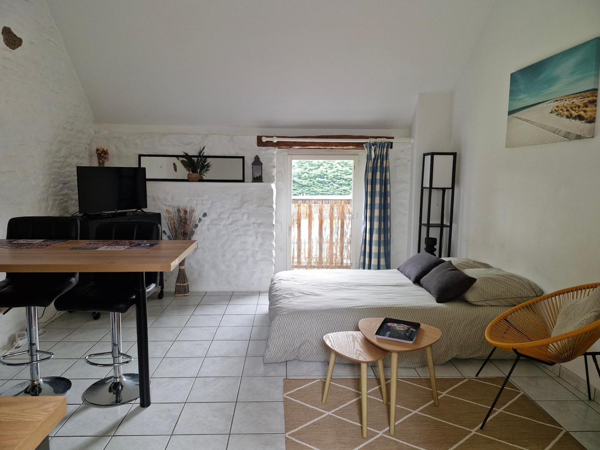 Studio Nid Cosy Avec Piscine Bonnemain Kültér fotó